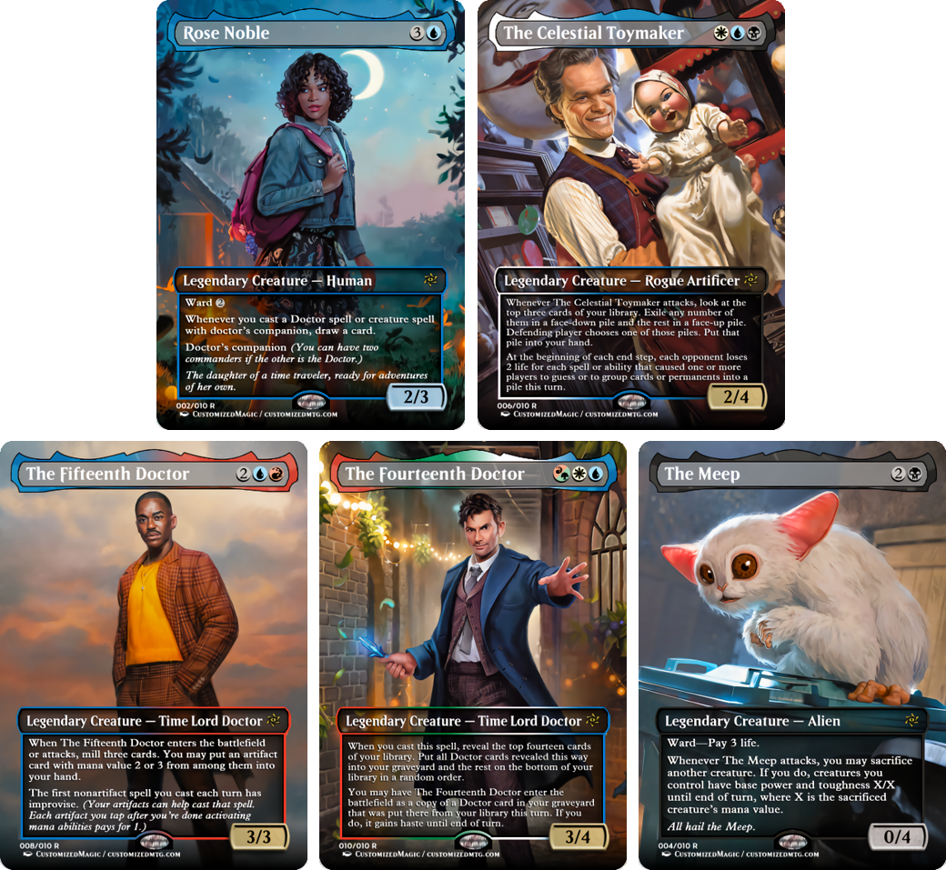 Secret Lair X Doctor Who: Regeneration | Magic The Gathering Proxy