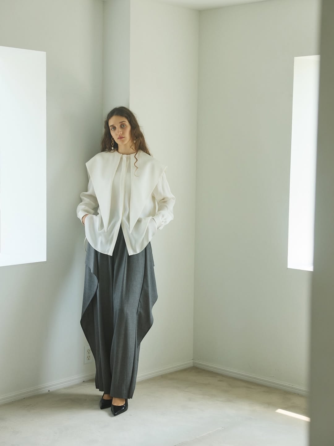 ロングカラーセーラーブラウス Agnes｜Cygne(シーニュ) 公式サイト