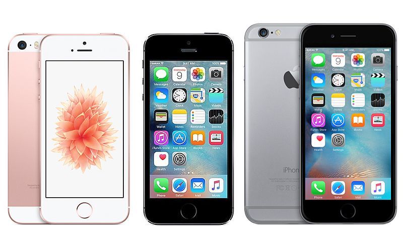 iPhone SE vs. iPhone 5S vs. iPhone 6S: Compare Price, Specs, Size