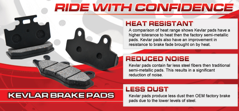 Rear Non-Metallic Organic NAO Disc Brake Pads For 1990-1993