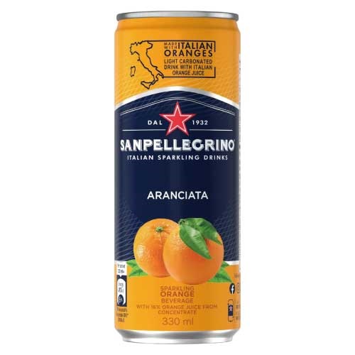 SANPELLEGRINO】イタリアンスパークリングドリンク アランチャータ
