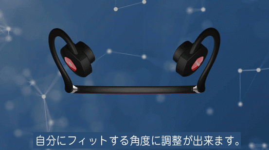 折りたたみ可能で軽量！クリアサウンド『骨伝導ワイヤレスヘッドホン
