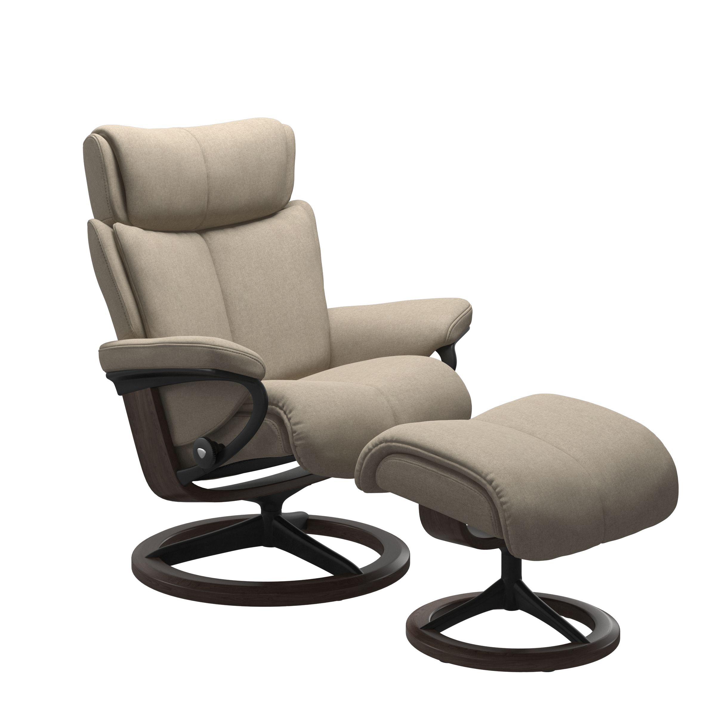 Stressless® Magic (L) シグニチャー オットマン付 | Recliners
