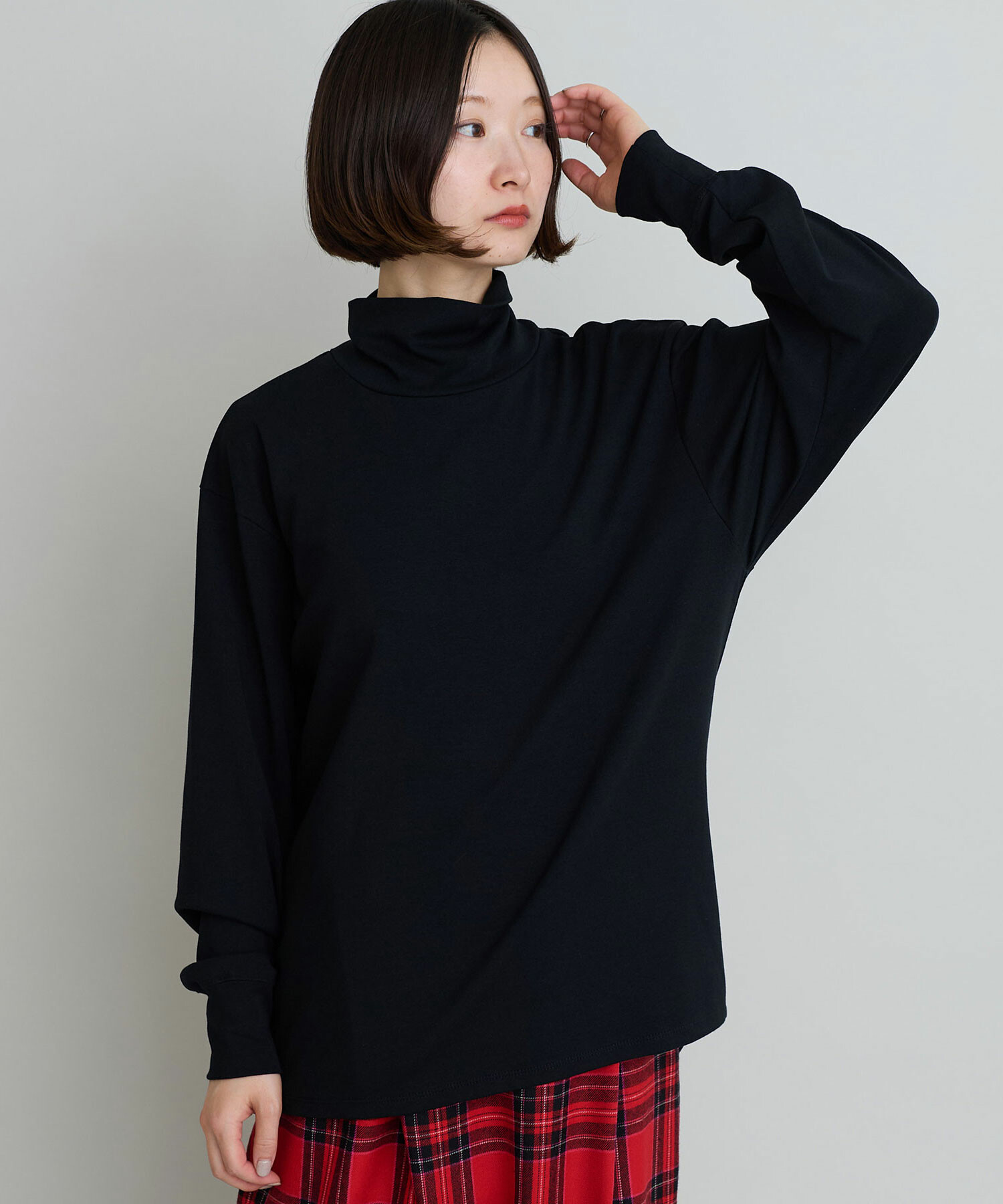 AMBIDEX Store 〇ベアフライス 長袖タートルプルオーバー(F クロ): iki