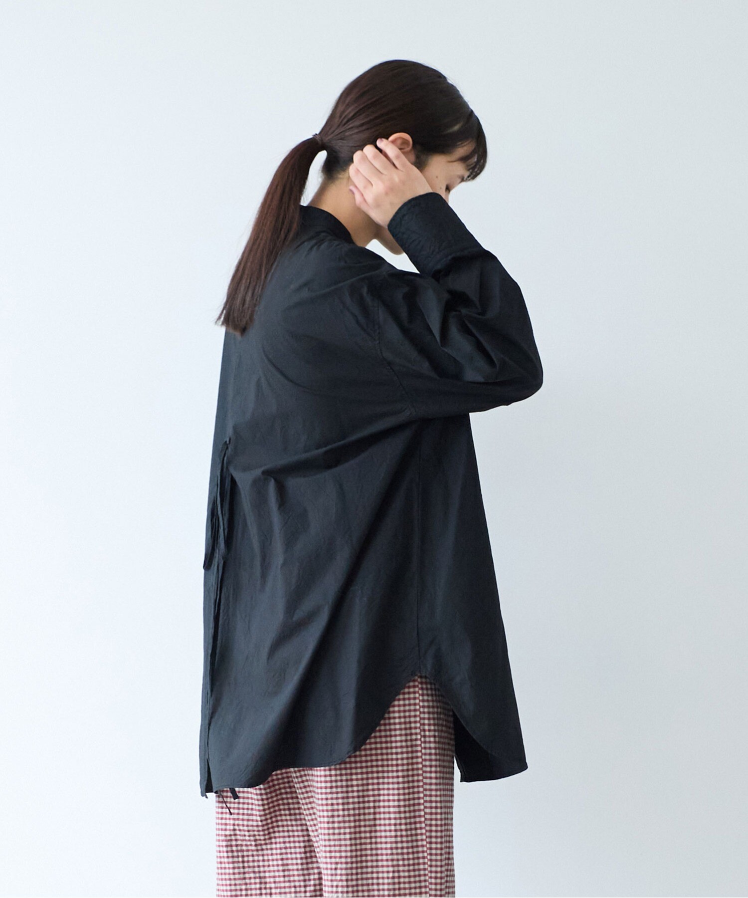 AMBIDEX Store △コットンキャッチワッシャーmoe sleevesバックリボン