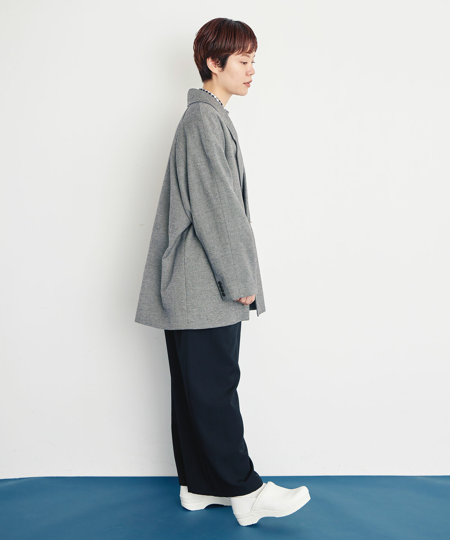 AMBIDEX Store ○POP TWEED PAPA W-ジャケット(F NAVY): buoybuoy