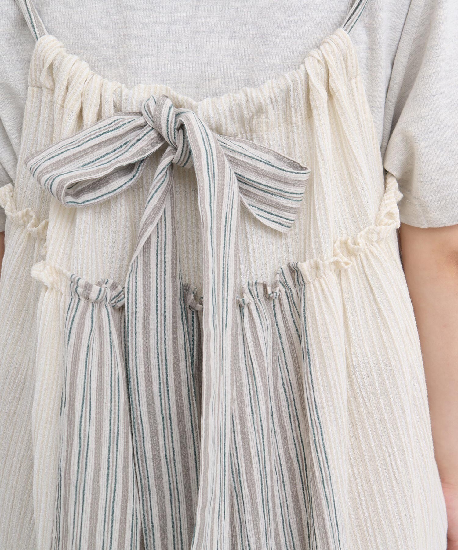 AMBIDEX Store 〇やわらかな日 パッチワークエプロンワンピース(F