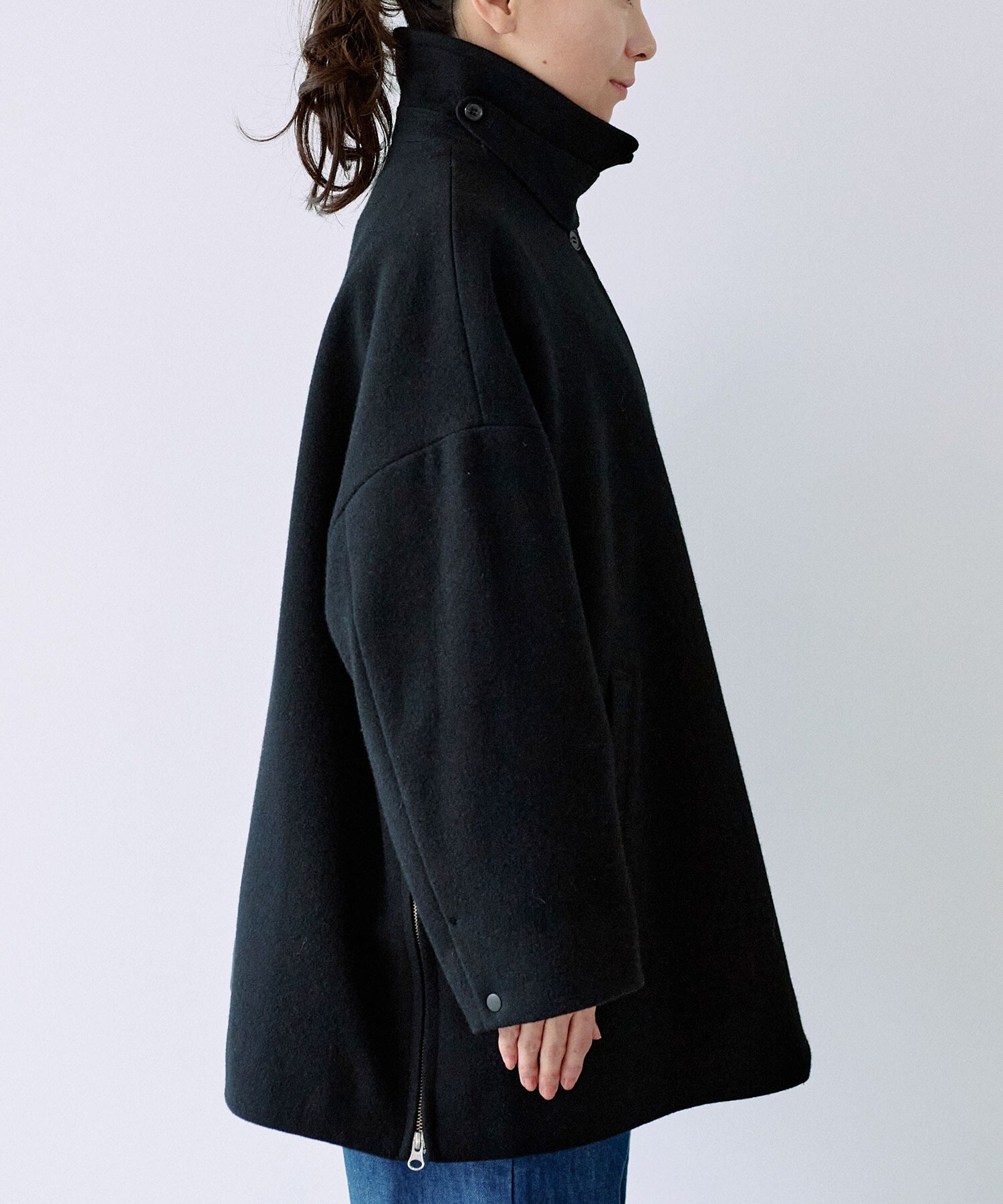 AMBIDEX Store ○ウールスーパー100 ミドルレングス ステンコート(F