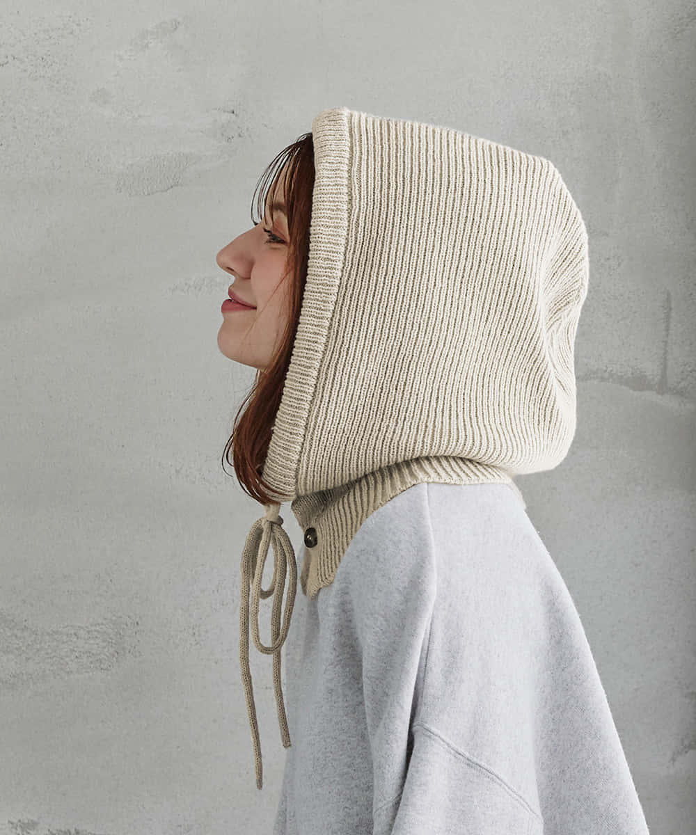 milsa ニット バラクラバ | FREE(09) BLACK (01) | milsa / ミルサ