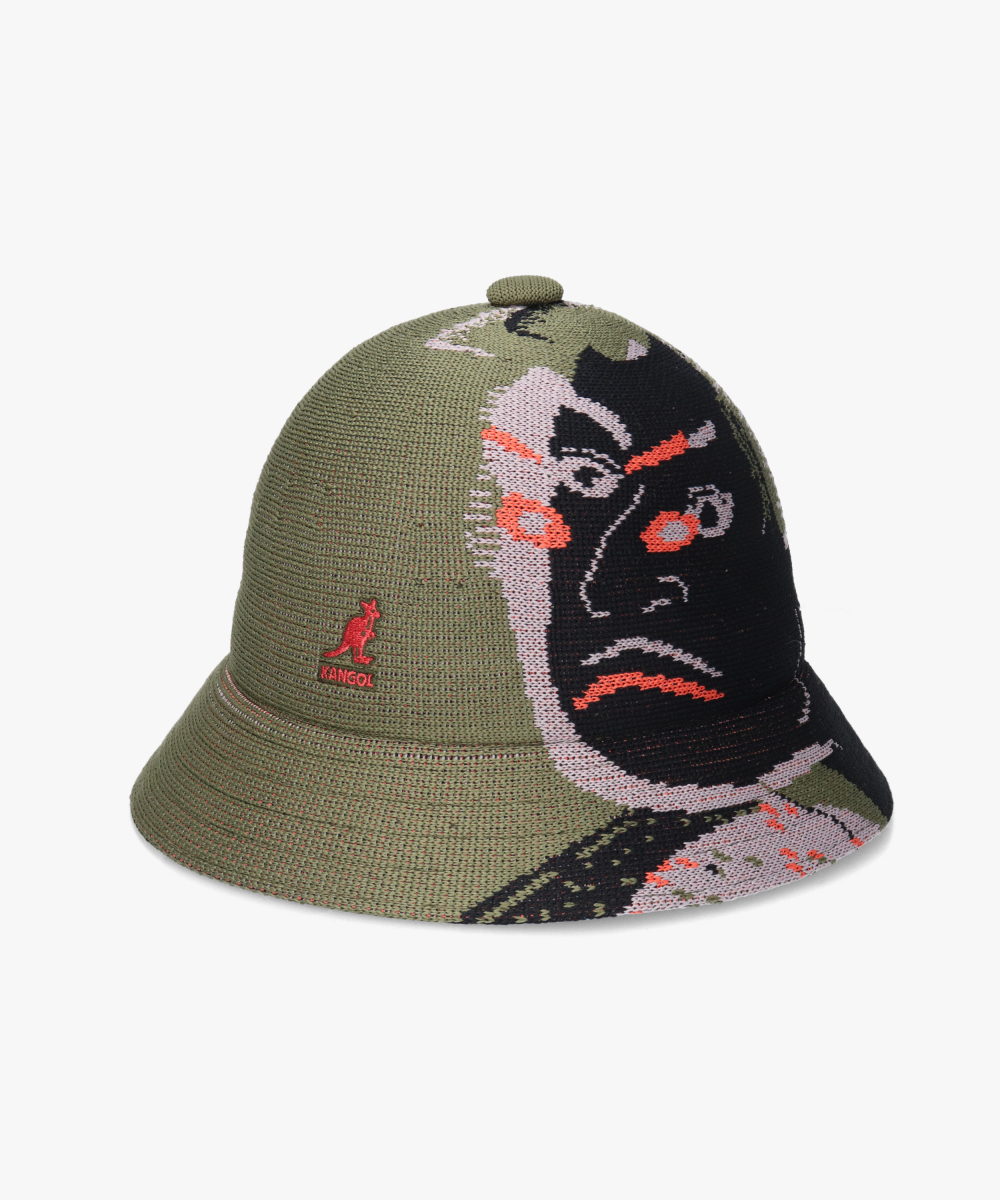KANGOL×TADANORI YOKOO TROPIC CASUAL | S(06) OLIVE (51) | KANGOL