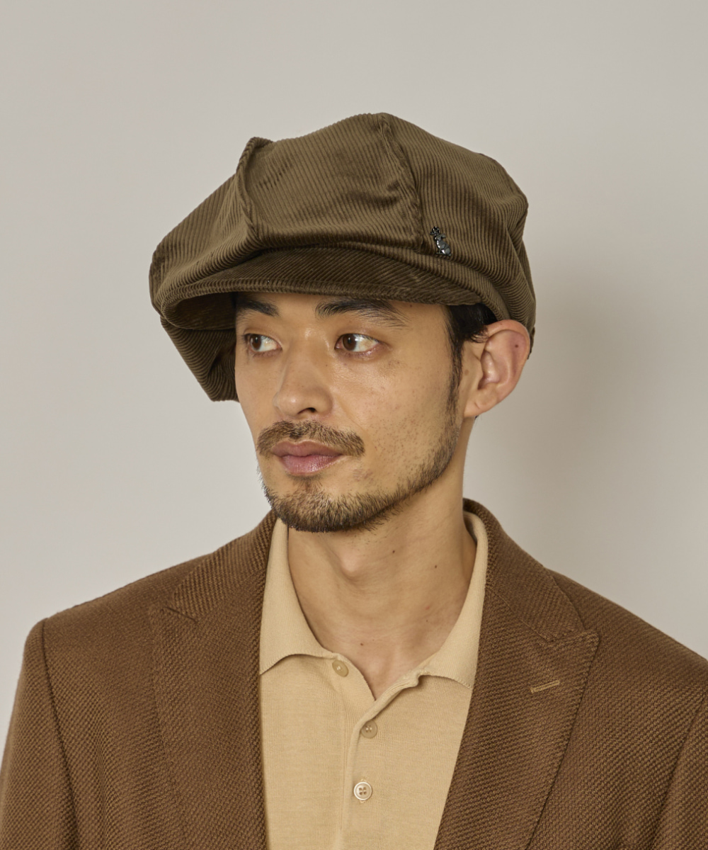 arth Corduroy Tuck Cas | 58cm(58) BLACK (01) | arth / アース