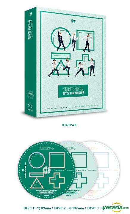 YESASIA: Image Gallery - BTS 3rd Muster Army.Zip+ (3DVD +