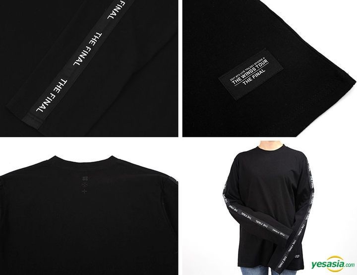 YESASIA: BTS THE WINGS TOUR THE FINAL Long Sleeve T-Shirt (Large
