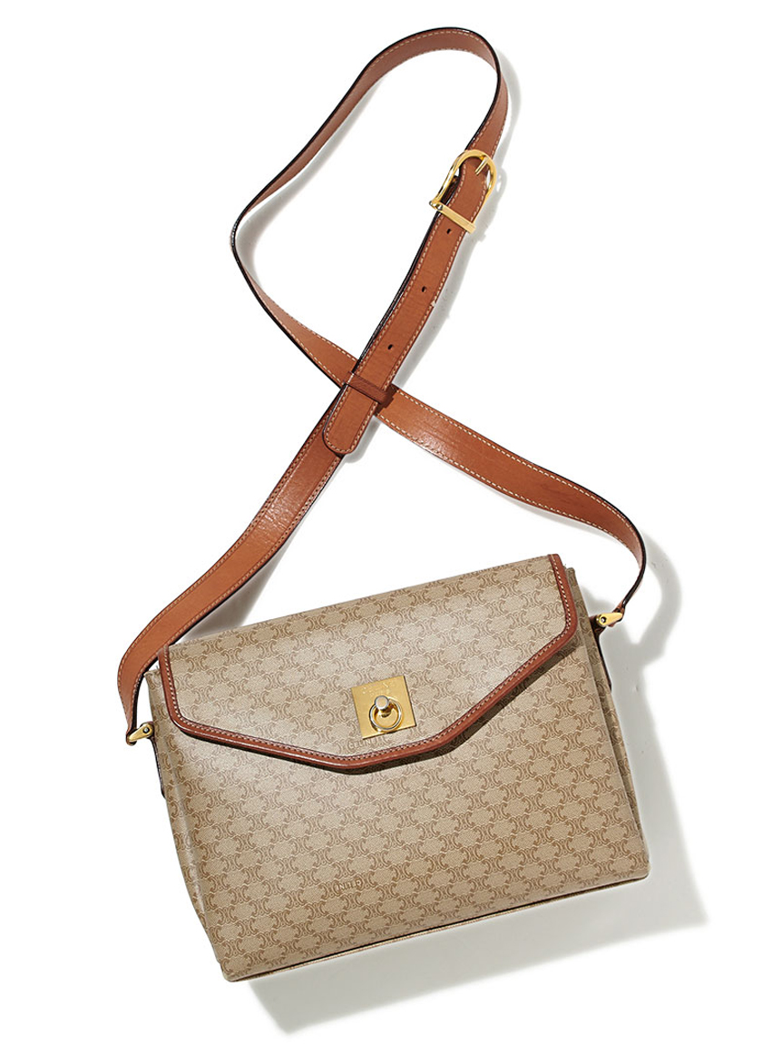 CELINE マカダムモノグラムWフェイスショルダー(ヴィンテージバッグ