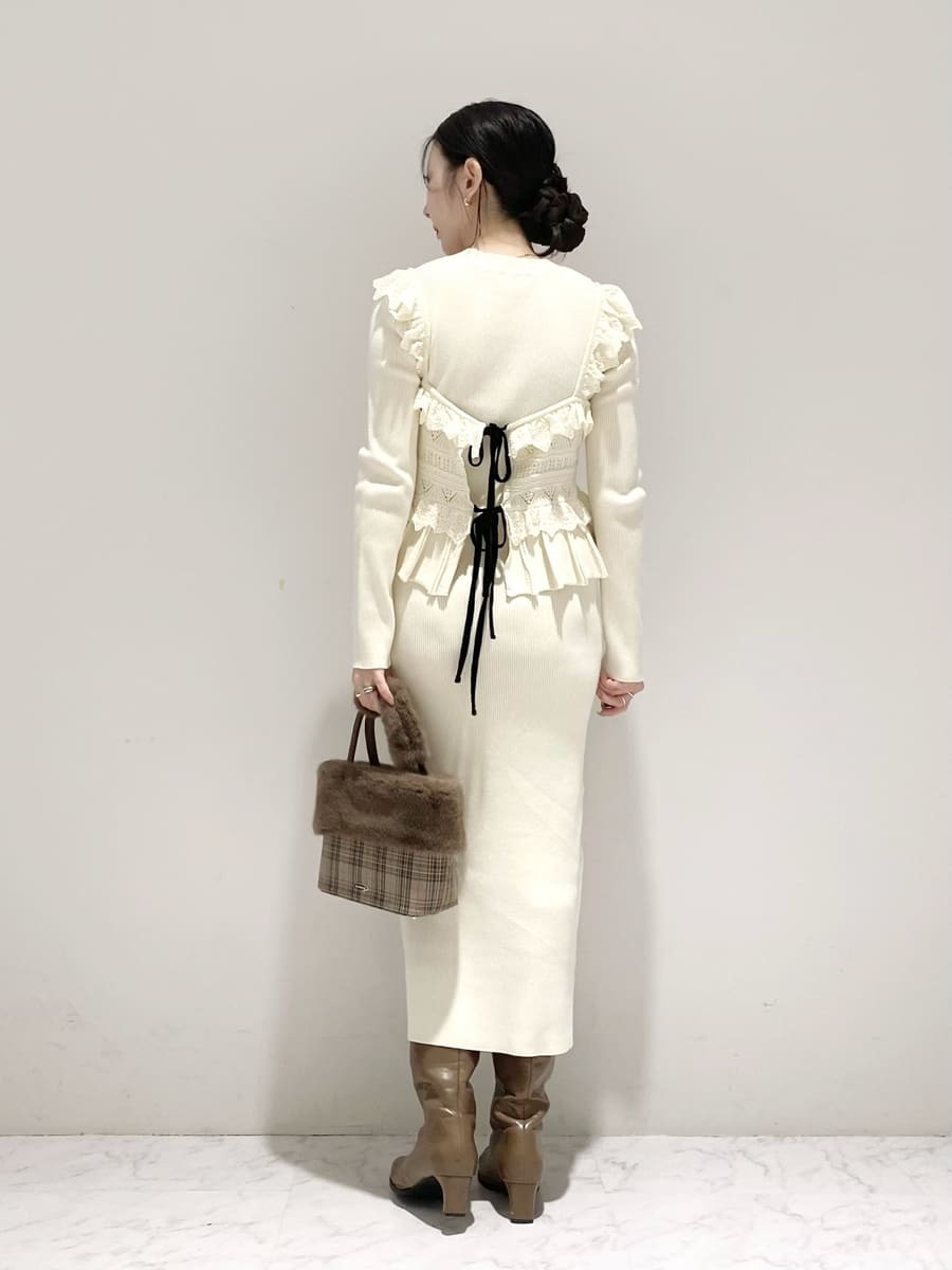 ビスチェセットニットワンピース(ニットワンピース)｜ワンピース｜LILY