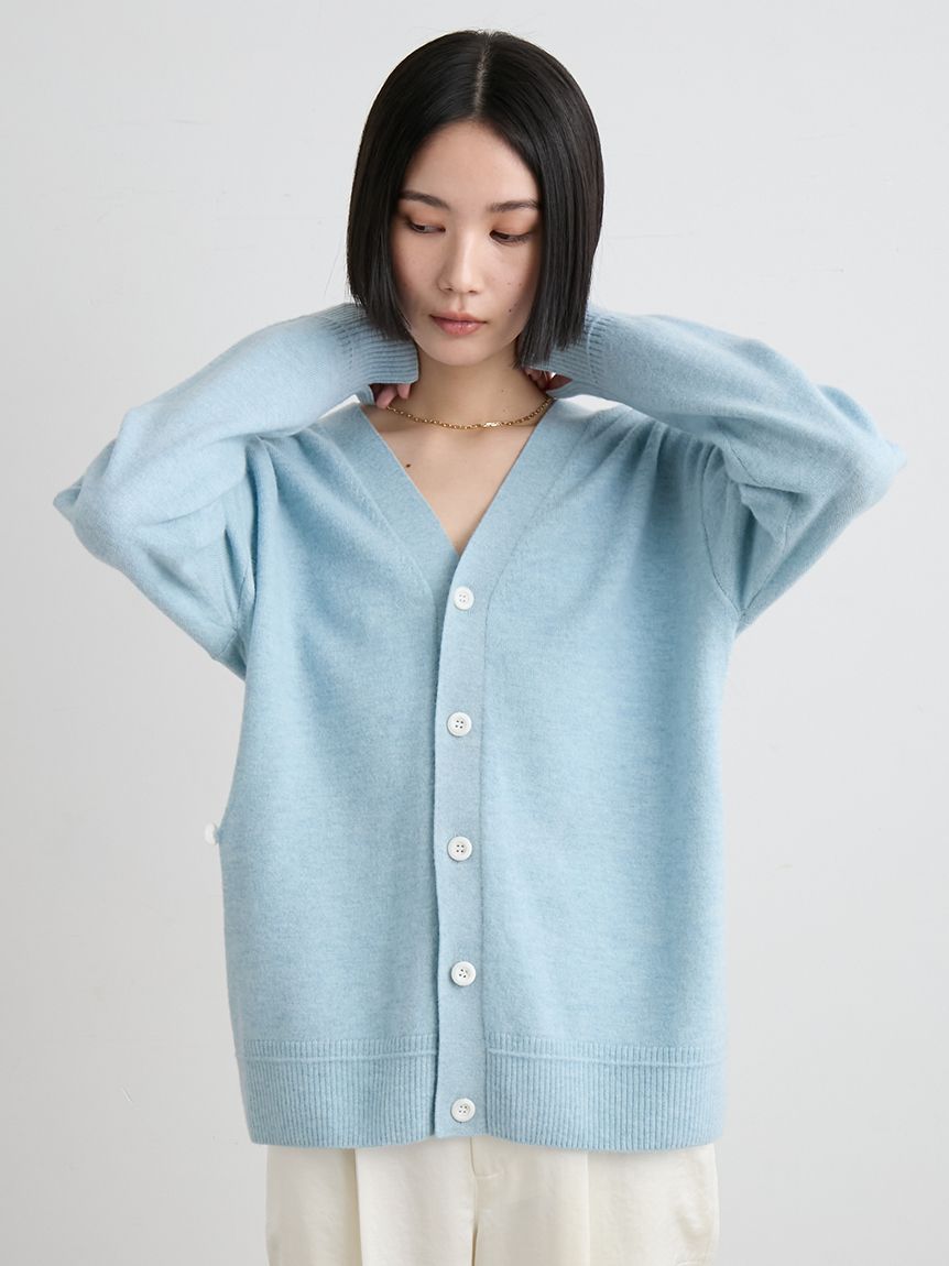 ウール2WAYカシュクールニットカーデ(カーディガン)｜トップス