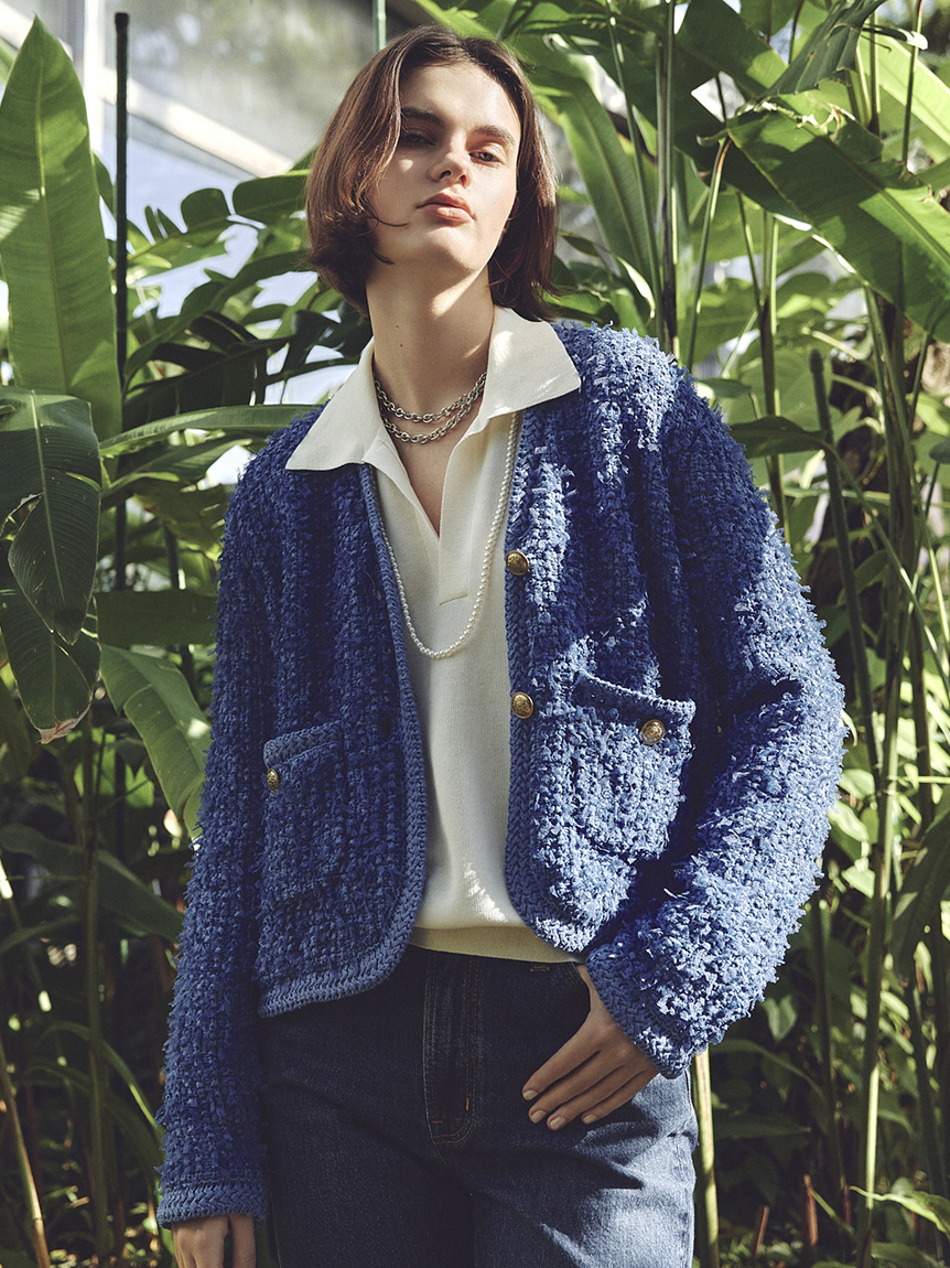 ニットツイードジャケット(ジャケット)｜アウター｜Mila Owen（ミラ