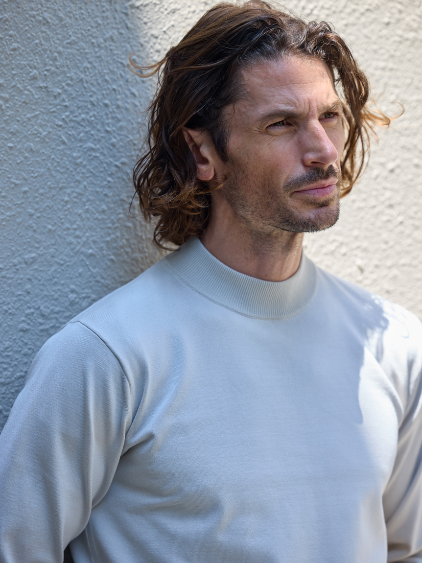 A PACK】WASHABLE PACK KNIT(2枚組) モックネック(ニット)｜トップス