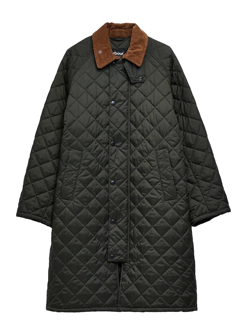 EXMOOR / エクスモア】キルティング ミドル レングス コート（ユニ