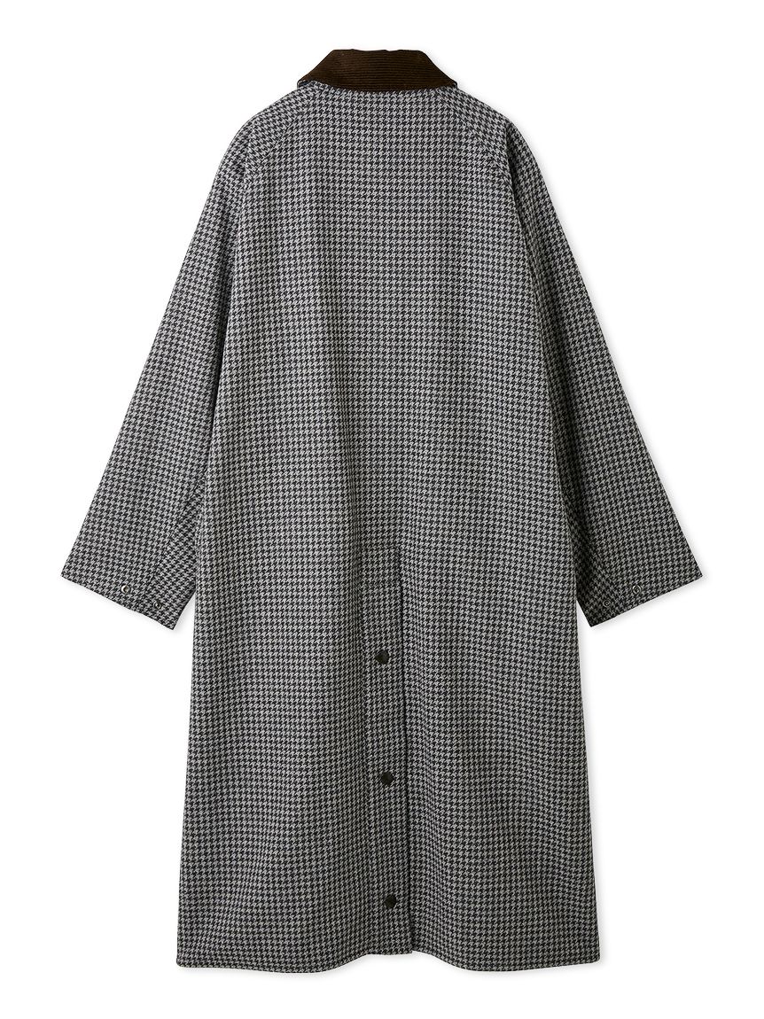 SNOWDON / スノードン】ウール チェック ロング コート 