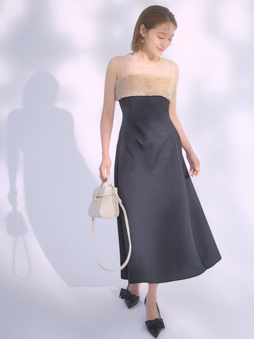 HANAE MORI×CELFORDコラボ】ファードッキングフィット＆フレアドレス
