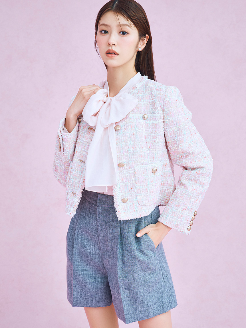 ビッグリボンセミシアーブラウス(ブラウス・シャツ)｜TOPS（トップス