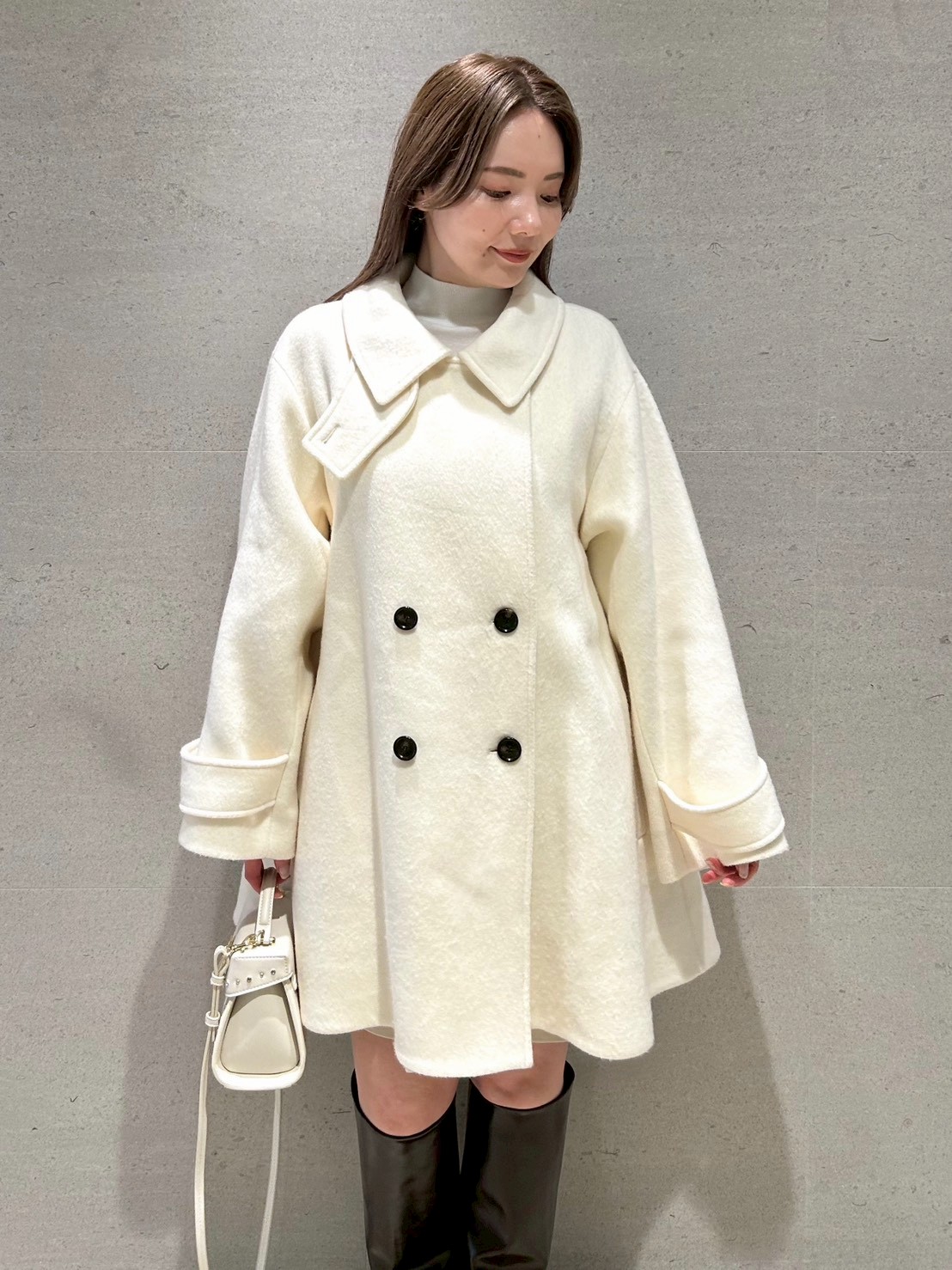 Aラインウールミドルコート(コート)｜OUTER（アウター）｜CELFORD