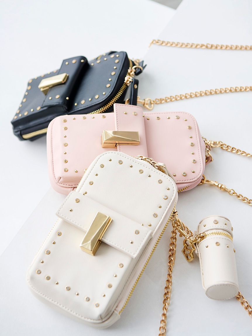 リュタン】ビジュースタッズマルチショルダー(ポシェット)｜BAGS