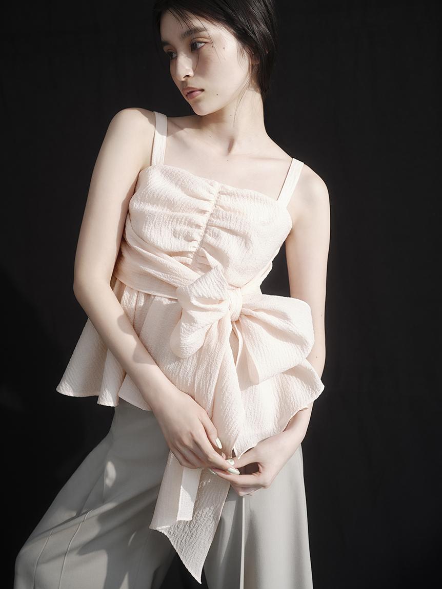 2wayリボントップス(カットソー)｜トップス｜FRAY I.D（フレイ