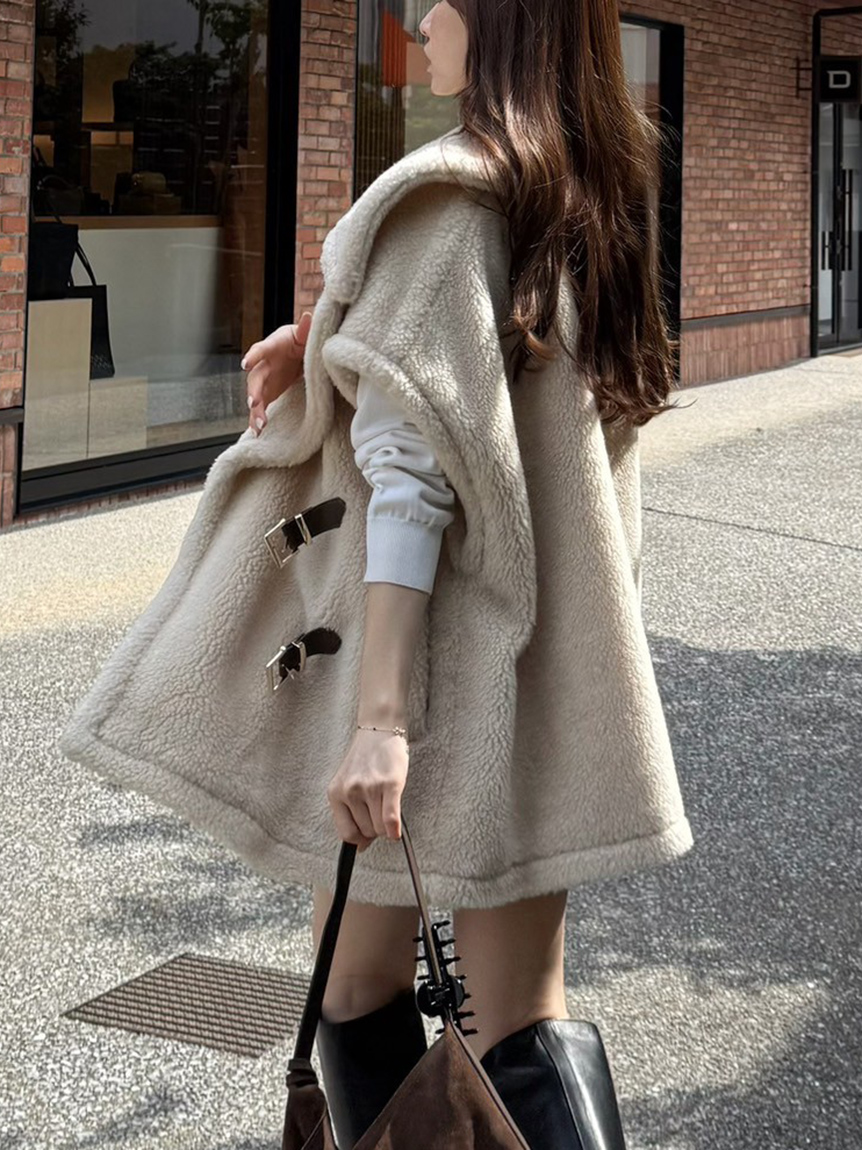 ECOPELボアポンチョ(ポンチョ)｜アウター｜FRAY I.D（フレイ