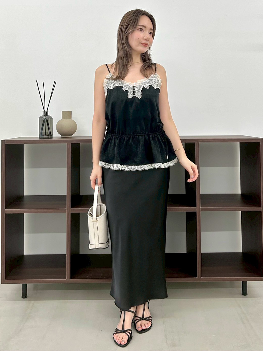 レーストリムキャミソール(ブラウス)｜トップス｜FRAY I.D（フレイ