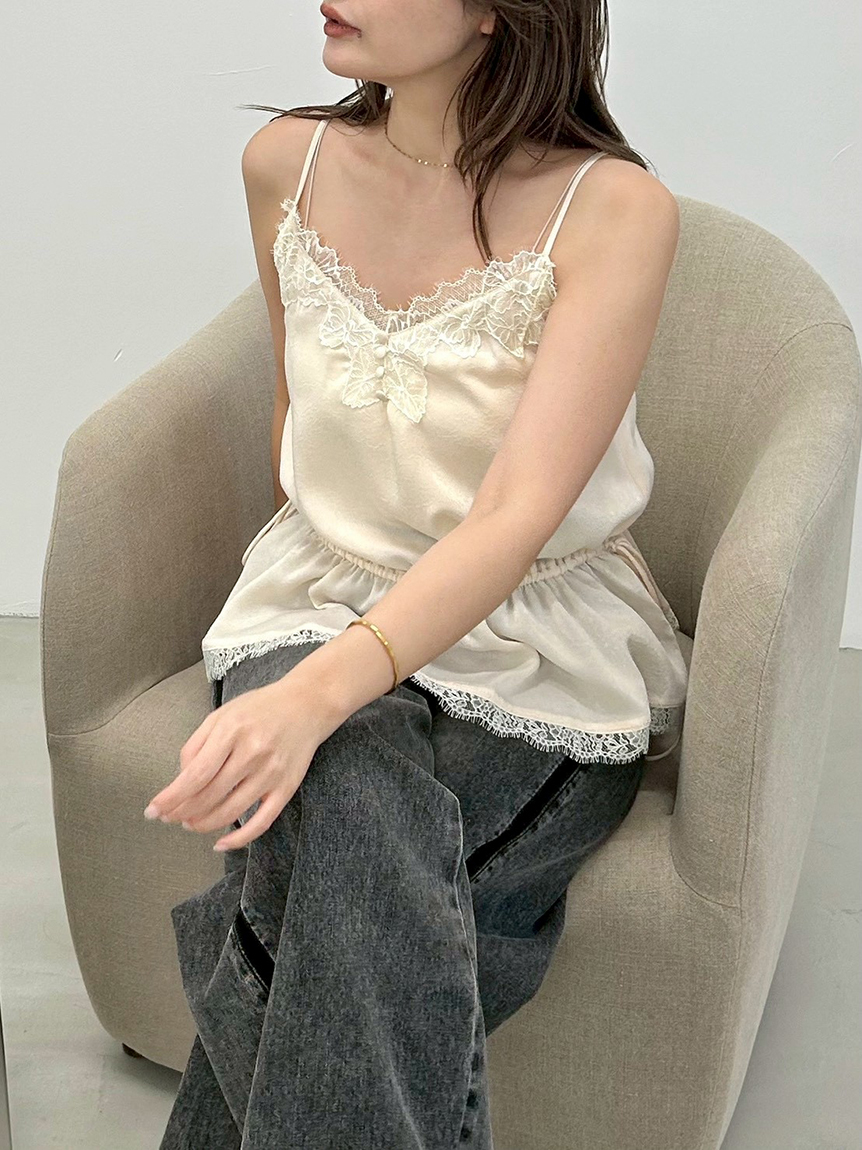 レーストリムキャミソール(ブラウス)｜トップス｜FRAY I.D（フレイ