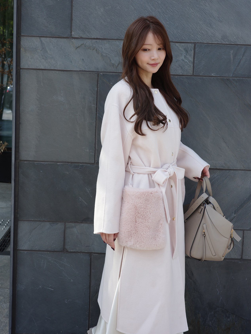 ファーポケットリバーコート(ロングコート)｜アウター｜FRAY I.D