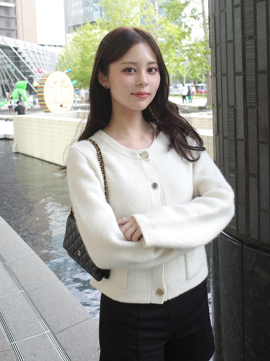 WEB限定カラー】フォックスウールニットジャケット(ニット)｜トップス