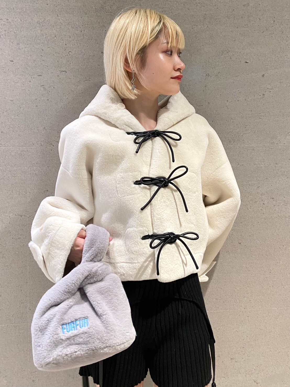 リボンショートダッフルコート(ダッフルコート)｜アウター｜FURFUR