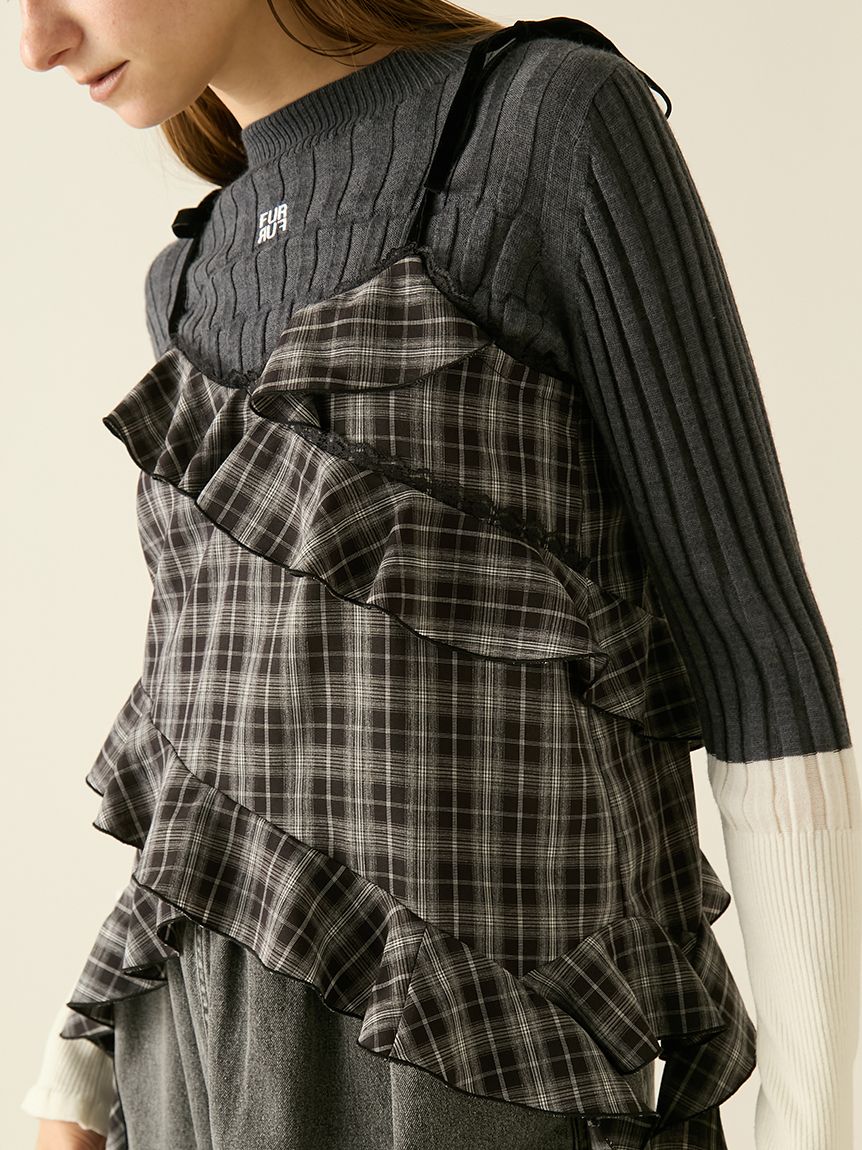 フリルキャミトップス(シャツ／ブラウス)｜トップス｜FURFUR（ファー