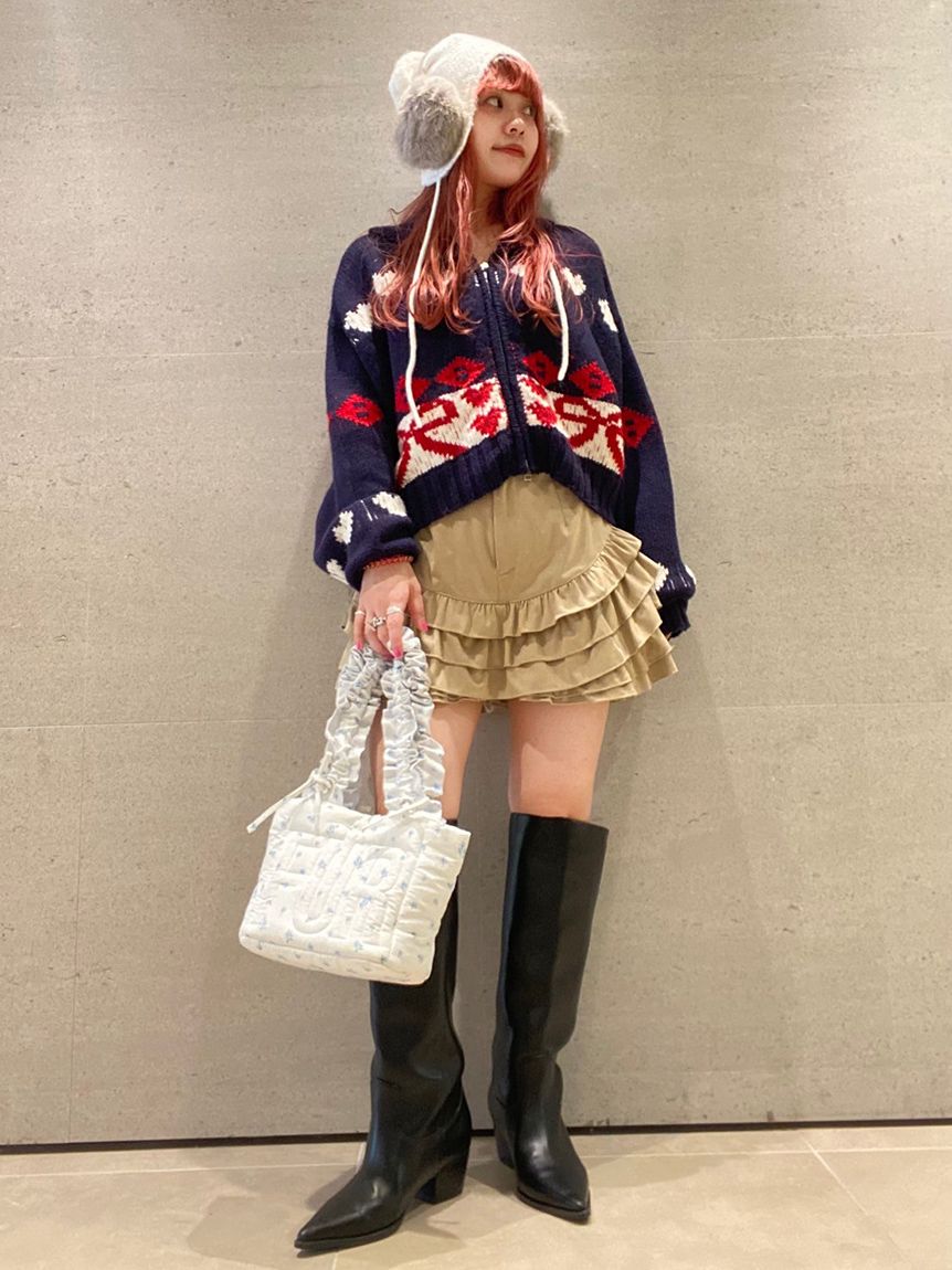 リボンカウチンニットカーディガン(ニット)｜トップス｜FURFUR（ファー