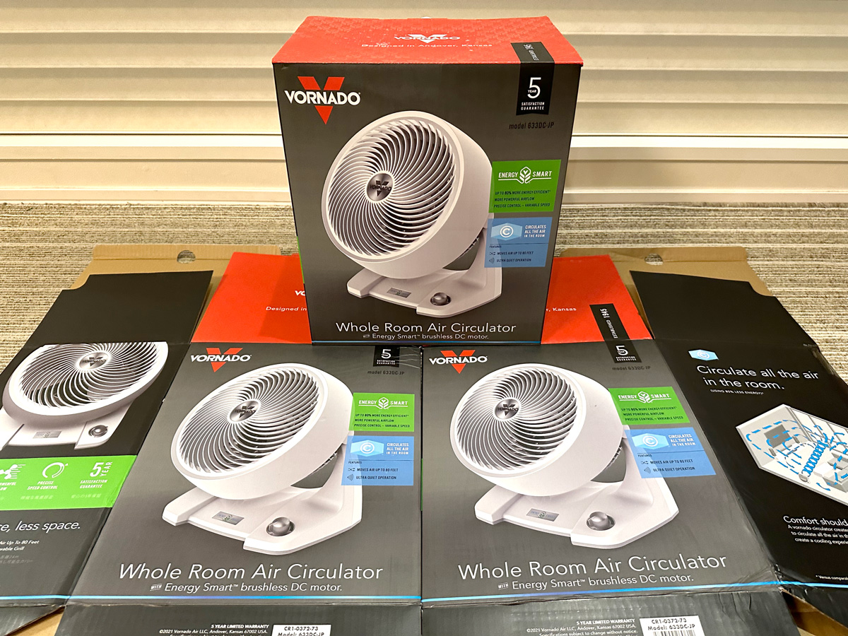 空気が走る唯一のサーキュレーター、それが『ボルネード（633DC-JP