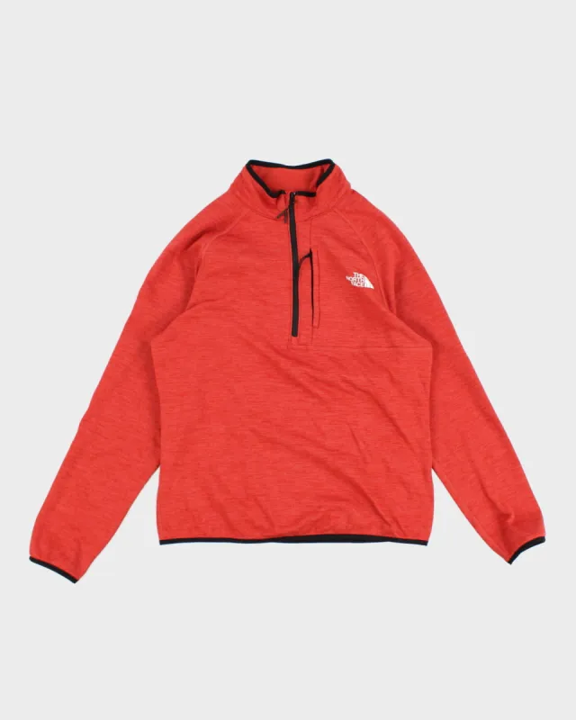 The North Face Cedar Trail Grid Fleece 1/4 Zip for Men in Black