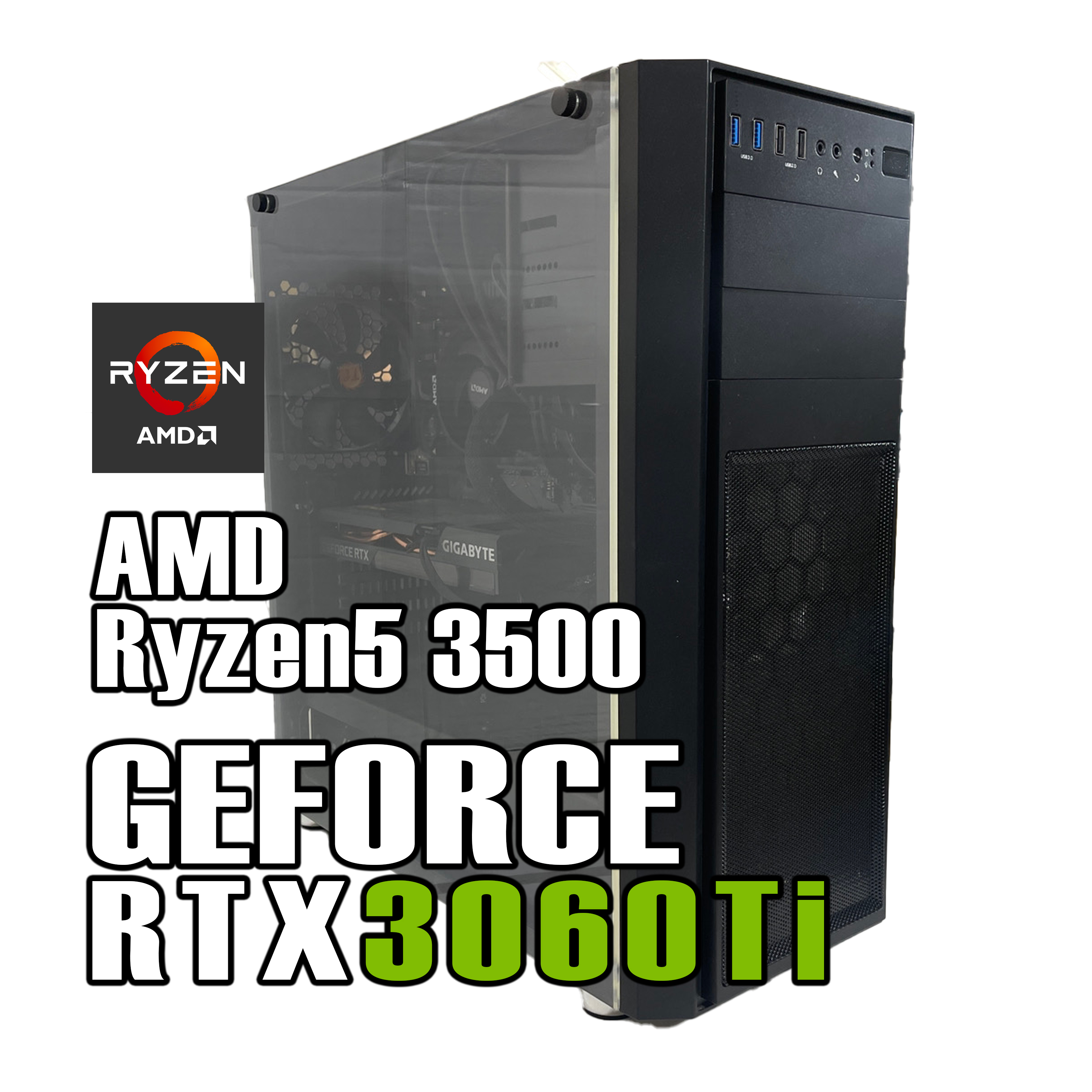 即納！】 AMD Ryzen5 3500 / GeForce RTX 3060Ti / メモリ DDR4 16GB