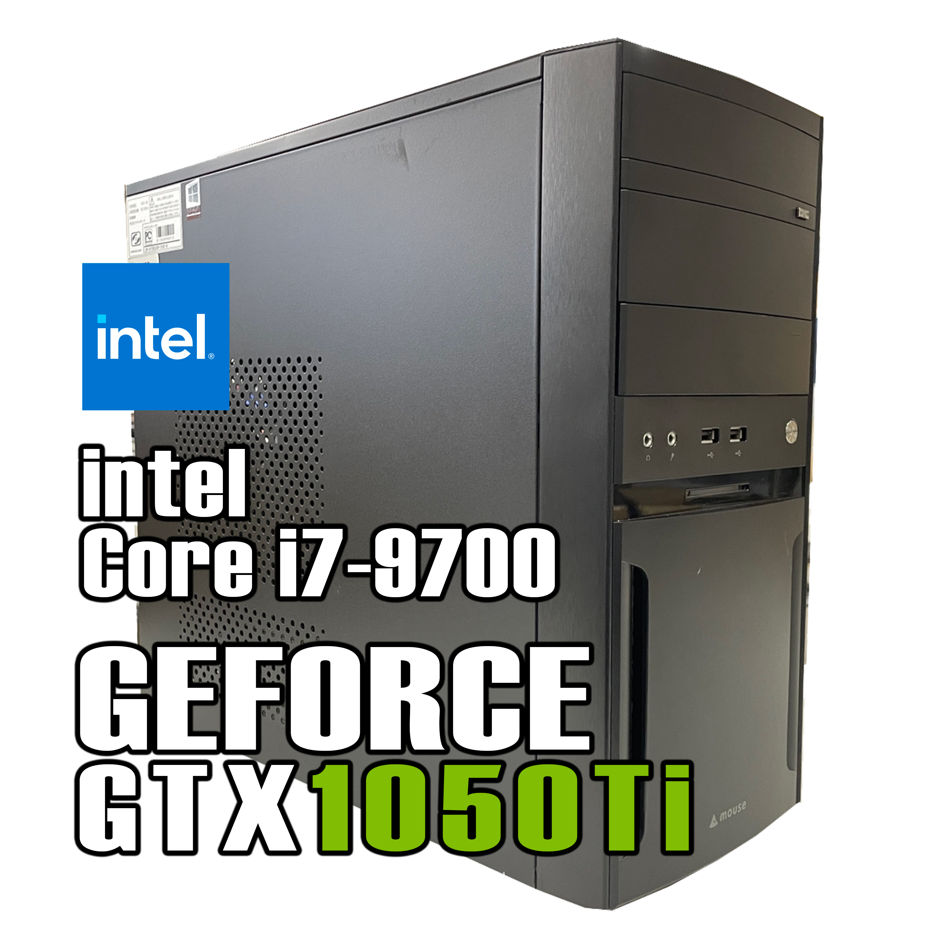 Windowsデスクトップ Core i5-9400/GTX 1050 Ti/16GB/SSD Windows