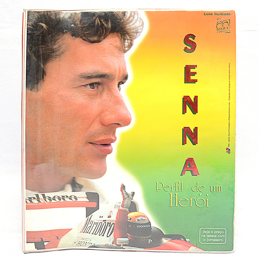 COLECIONISMO - Fichário de Ayrton Senna, perfil de um h