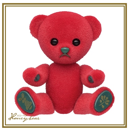 ハニーベア ミモザ Xmasレッド｜郵便局のネットショップ