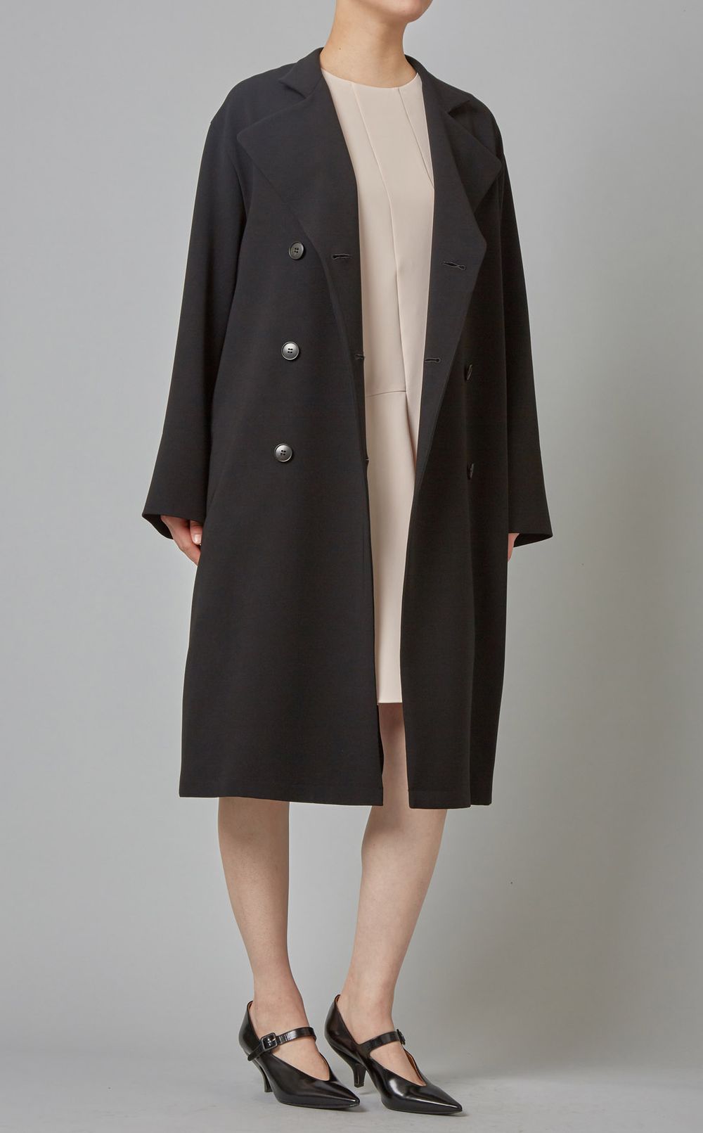 Theory｜ダブルブレストベルトコート