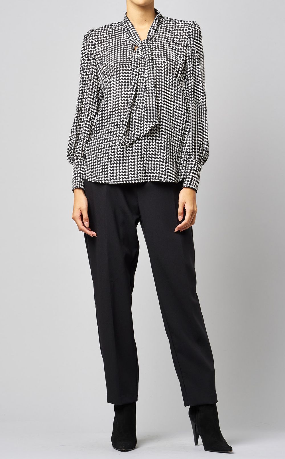 Lauren Ralph Lauren｜チェックボウタイブラウス