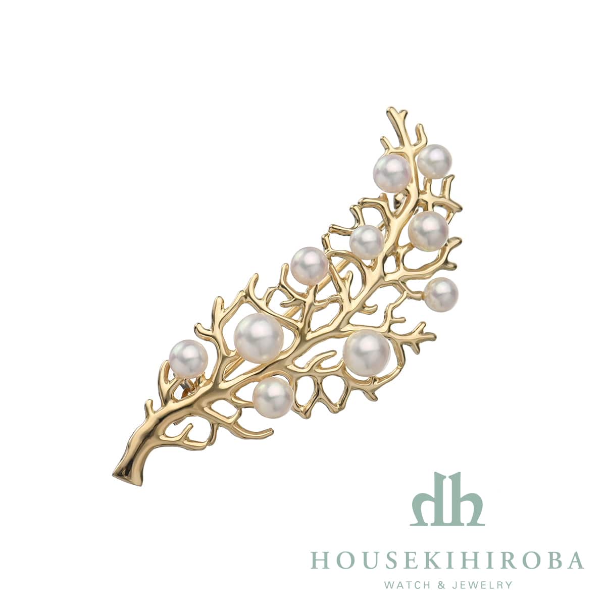 サンゴ ベビーパール ブローチ 中古 ｜ ミキモト | 腕時計のブランド