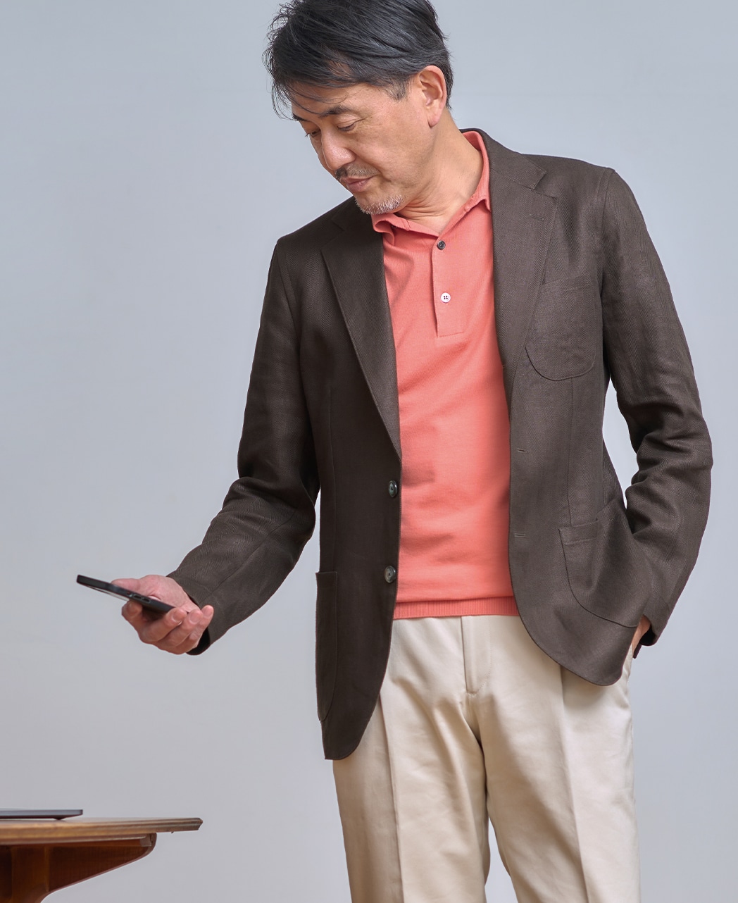 シャツジャケット(44 ブラウン系): メンズ｜メーカーズシャツ鎌倉 公式通販