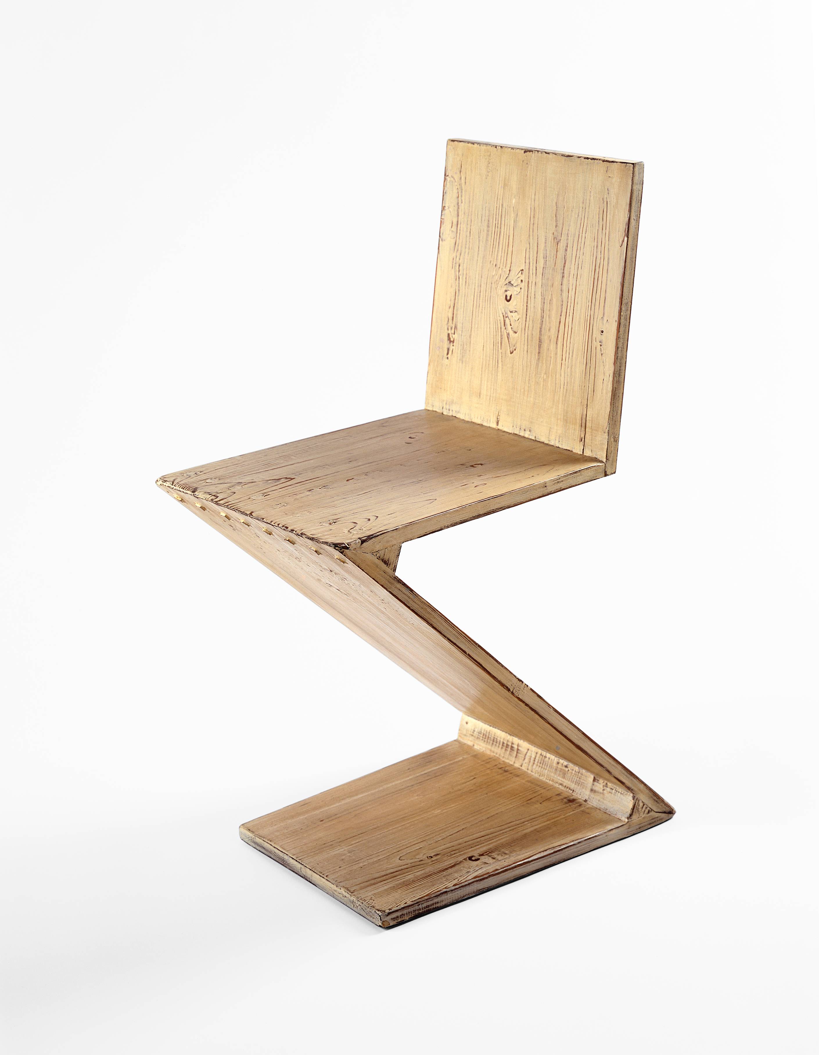 Gerrit Rietveld, Zig-Zag Chair, 1934 · SFMOMA