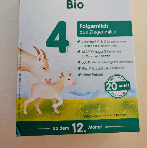 Holle Holle ホレ オーガニック 山羊 ヤギ粉ミルク Step 4 (12ヶ月