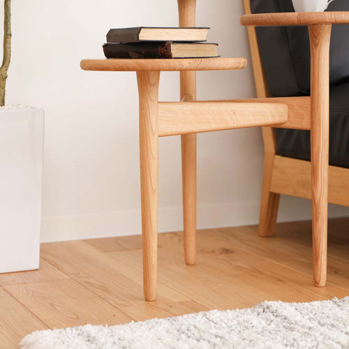 飛騨家具 nissin 日進木工 Accent アクセント サイドテーブル 国産家具